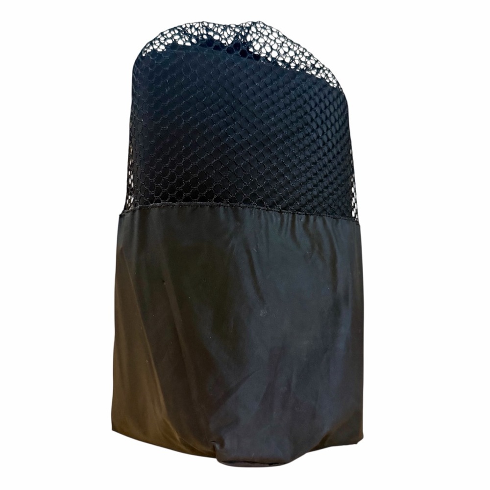 Totes Unisex OS Rain Poncho, Lightweight Reusable & Packable, Black or Navy Blue - Picture 4 of 6